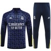 Sudadera De Entrenamiento Real Madrid Cremallera De Cuarto 23-24 Armada - Niño